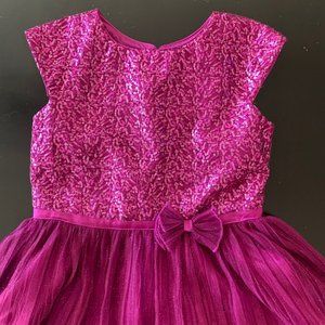 Girls size 12 Magenta Birthday Formal Wedding Easter Party Dress